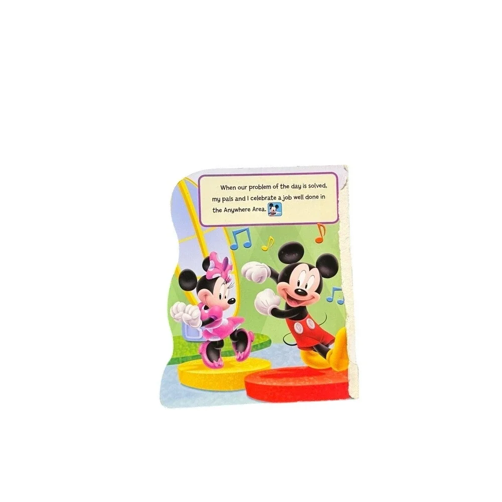 Disney‎ Junior Mickey Mouse Hot Dog Shaped Board Book Red Black Minnie Mouse